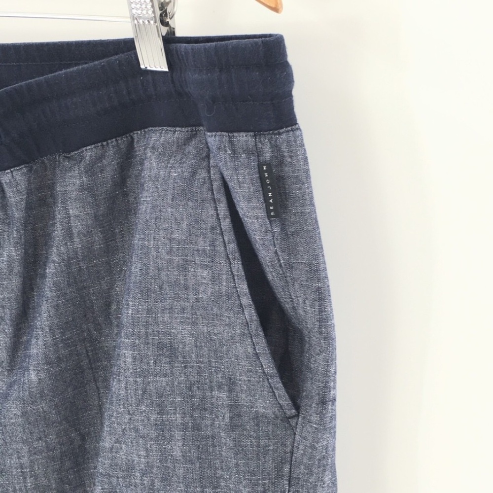Sean John Men Shorts Drawstring Closure Pockets Lightweight Blue Cotton Sz XXL - Picture 4 of 10